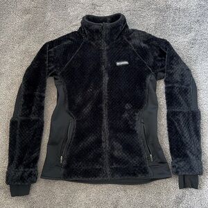 Columbia fleece jacket, black, size Medium